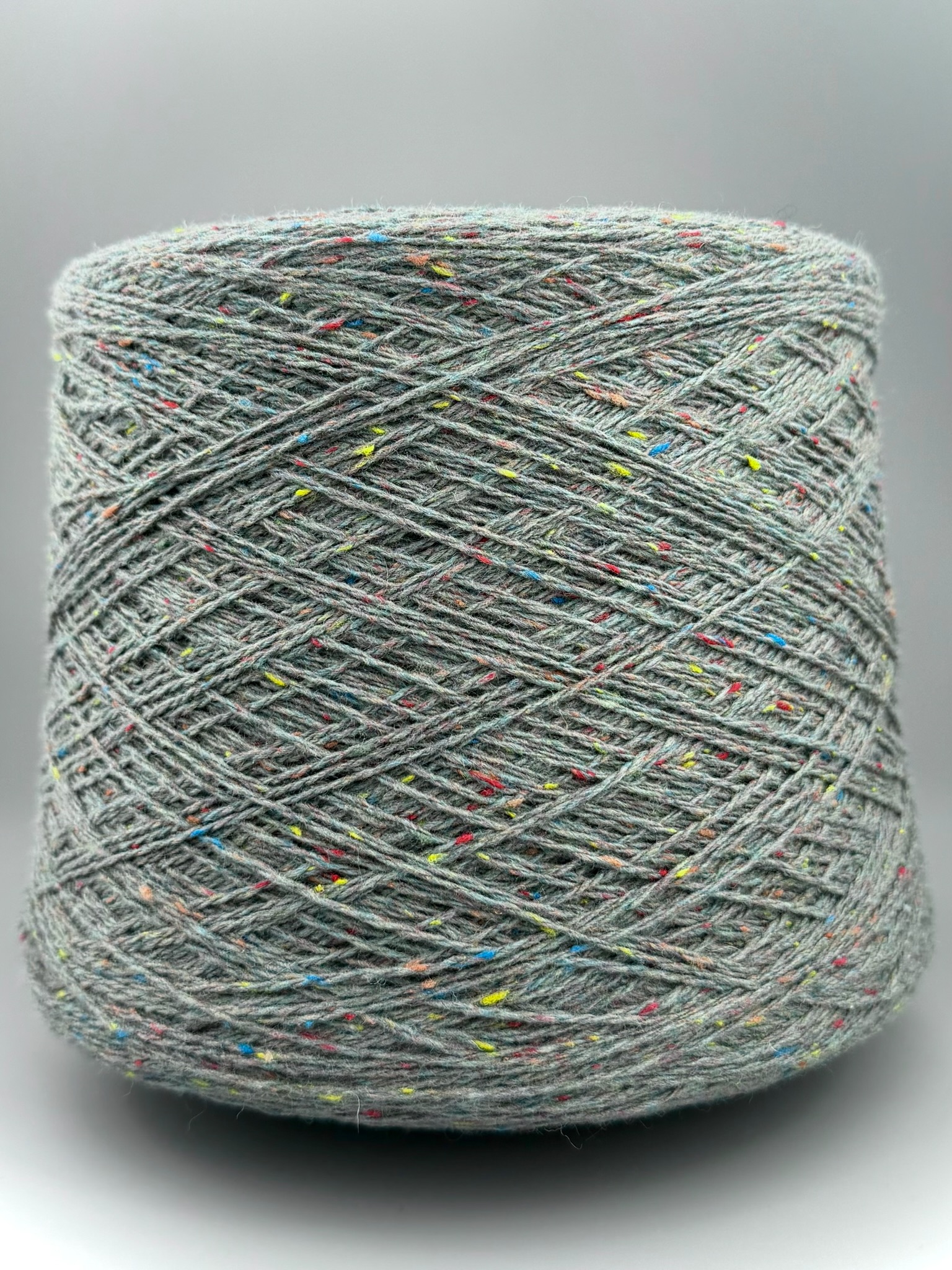 G&G Filati Tweedcash 4200 – Grigio salvia Tweed con spruzzi colorati foto 2